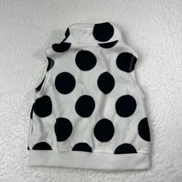 Carter's Polka Dot Infant Baby Vest Sz 9M  Red Bows - Picture 4 of 5